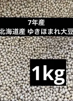 大豆(ゆきほまれ) 十勝産 1kg+1割増量 - メルカリ