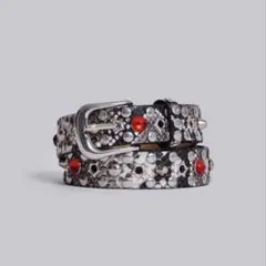 Jaded London パイソン柄 スタッズ ベルト Jaded London スタッズ ベルト パイソン柄 - メルカリ