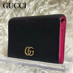 GUCCI コンパクトウォレット GG マーモント クリスタル ビジュー 財布