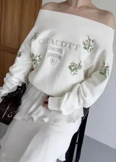 【Chacott× snidel】刺繍スウェットプルオーバー 完売品