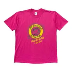 USA製 90S 「バス運転手に神の加護があらんことを」 ヴィンテージ Tシャツのサムネイル