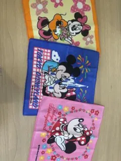 レトロ　ハンカチ　ミッキー