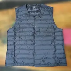 ユニクロ　ウルトラライトダウン　ベスト　XXL　紺色　美品　希少サイズ