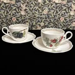 ノリタケ　ロイヤルオーチャード9416　カップ&ソーサー　2客