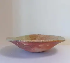 【茶道具】丸大皿 花生け お皿 杉本貞光 作 茶道具】丸大皿 花生け お皿 杉本貞光 作