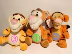 ディズニー　ティガー　ぬいぐるみ　３体セット