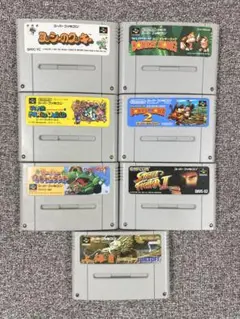 スーパーファミコン　ソフト7点まとめ売り　VD45