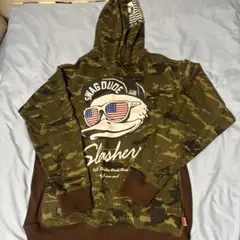 迷彩柄パーカー パーカー