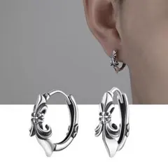 リングピアス メンズ シルバー925 フープピアス 新品 両耳【PN2-780】