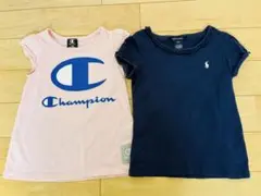 ポロラルフローレン チャンピオン 半袖 Tシャツ キッズ 100 110 女の子