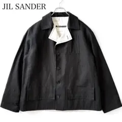 20SS JIL SANDER ジルサンダー ブルゾン コットンリネン ブラック