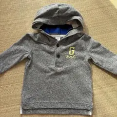 美品　babyGap ベビーギャップ 長袖ロンT 秋服80 90フード付き
