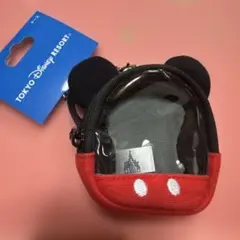 バッグチャームケース付ミッキー✨️新品