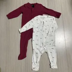 H&M ベビー　ロンパース 2点セット