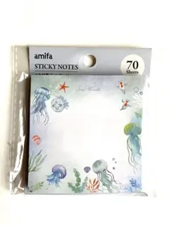 amifa メモ付箋 Sea World 70枚