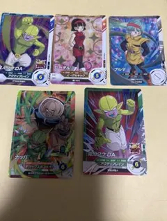 ダイバーズ　5枚セット　ビーデル　ナッパ　ブルマ　魔人クウ　D