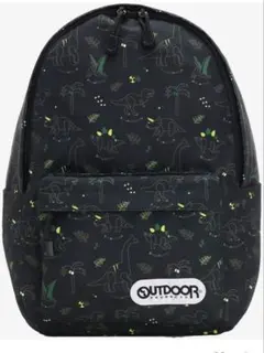 新品未使用タグ付 OUTDOOR 恐竜 ブラック 子供用 リュック アウトドアのサムネイル