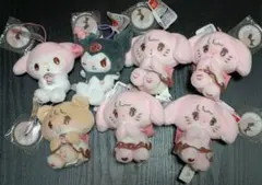 mikko×Sanriocharactersドーナツデザインマスコット7個セット