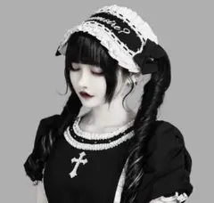 Dimmoire 妄愛ホイップヘッドドレス White&Black