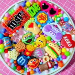 A998-デコパーツ　まとめ売り　お菓子系