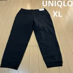 新品ユニクロUNIQLOウルトラストレッチアクティブジョガーパンツXL②黒