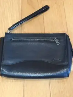 ❤️❤️青木鞄❤️❤️黒 レザー クラッチバッグ