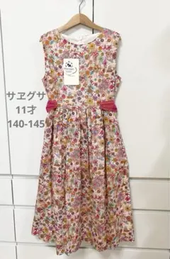 銀座サエグサ♡花柄 ノースリーブワンピース♡140のサムネイル