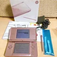 【匿名配送】ニンテンドーDS Lite/メタリックロゼ 箱付き