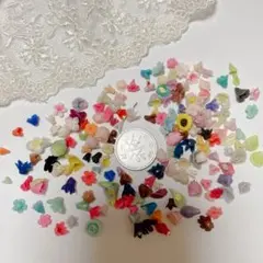 ※訳 5 ハンドメイド　ミニ　花　まとめて　デコ　パーツ　小花　薔薇　　フラワー
