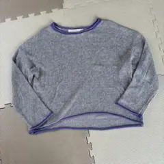 ニットプルオーバー　Ray Cassin（レイカズン） F 紫　グレーのサムネイル