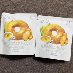 韓国 オリーブヤング コーンスープベーグルチップス 2袋 お菓子 土産 オリヤンのサムネイル
