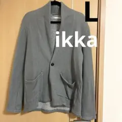 ikka Lサイズ グレー カーディガン