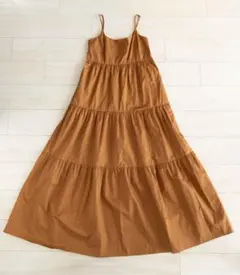 【ZARA】ストラップ ポプリン ワンピース