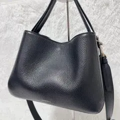 美品 ロリステッラ IENAショルダーバッグ GRACE ブラック レザー 