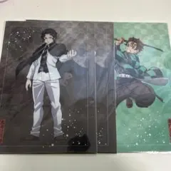 アニプレックスオンラインくじ 鬼舞辻無惨 竈門炭治郎 クリアファイルセット