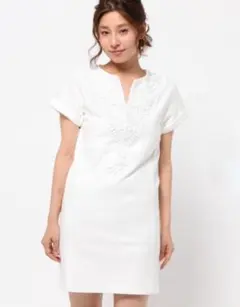 グレースコンチネンタル  4.6万 ビジューコクーンワンピース