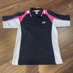 YONEX バドミントン ゲームシャツS黒/ピンク