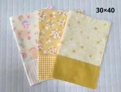 ハンドメイド　ランチョンマット　リバーシブル　３枚セット/　a170