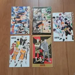 ハイキュー!! 原画展大判ポストカード5枚セット
