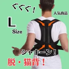 猫背 矯正ベルト 黒 姿勢サポーター 姿勢矯正 腰痛改善 美姿勢 肩こり 背筋