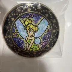 ティンカーベル 金バッジ　缶バッジ ディズニー