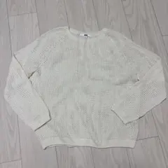 ユニクロ　3Dメッシュクルーネックセーター　XL