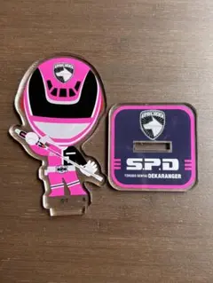 デカレンジャー アクリルジオラマ 全スーパー戦隊展五星戦隊ダイレンジャー アクリルジオラマ