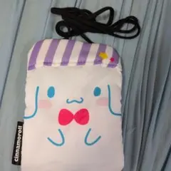 シナモロール ポーチ ストラップ付き サコッシュ ナイロン