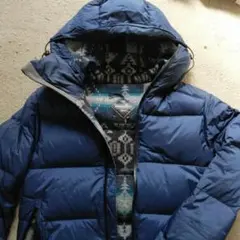 アーバンリサーチ× ナンガ× ペンドルトン 　オーロラダウン　ブルーネイビー