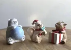【新品】 クリスマスの置物セット