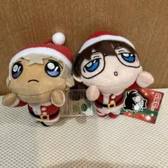 名探偵コナン寝そべりキーチェーンマスコットぬいぐるみクリスマス
