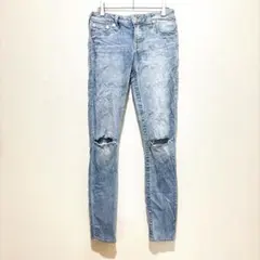 TRUE RELIGION 【L】 ダメージ スキニーデニム 美脚 輸入古着