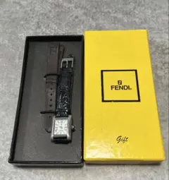 FENDI フェンディ ローマン 1925 スクエア QZ 純正ベルト ズッカ
