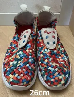 【最終値下げ❣】NIKEAIR WOVEN マルチカラー　スニーカー　26cmのサムネイル